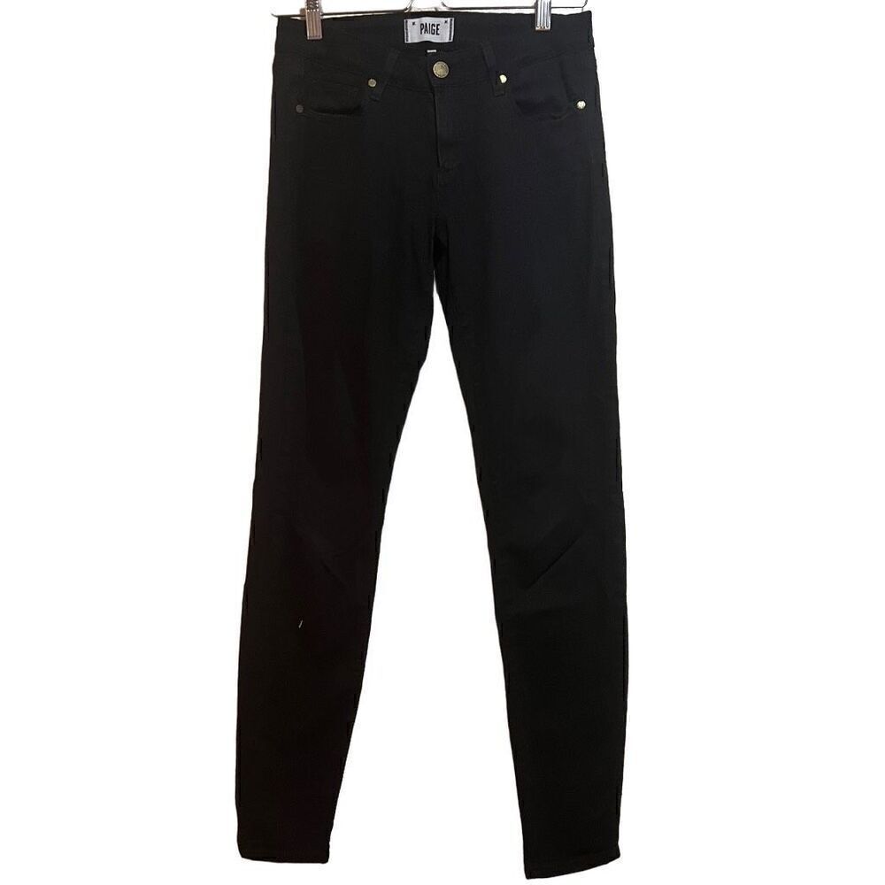 Paige Women's Black Five Pocket Style Verdugo Ultra Skinny Jeans Size 27